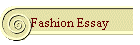 Fashion Essay